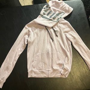 Victoria Secret PINK Zip Up Purple Hoodie
